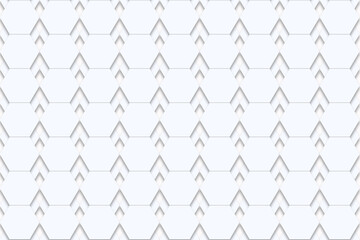 Fototapeta premium Graphic illustration, white octagon wallpaper background and shadow and copy space with white background