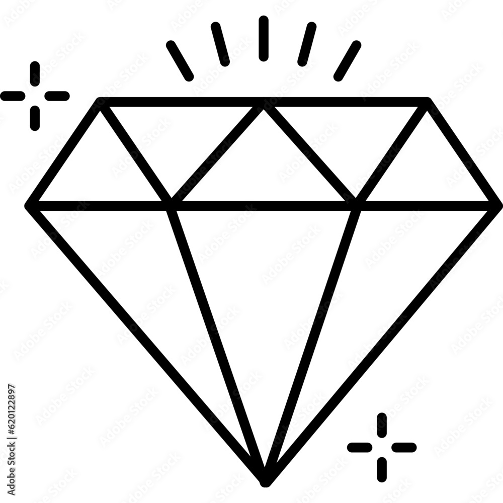 Poster Diamond Icon