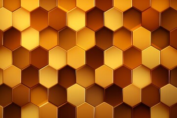 Seamless Honeycomb Grid Pattern Background, Generative AI