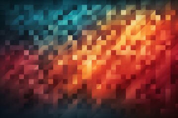 Seamless Pixel Pattern Background, Generative AI