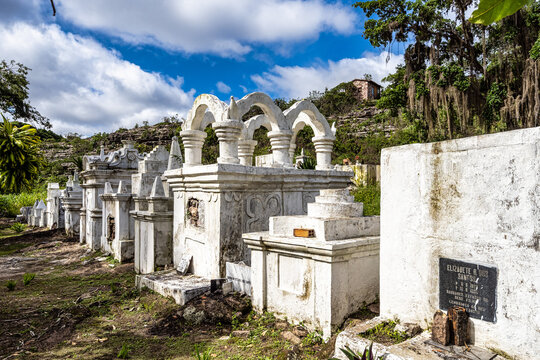 Cemetery of San Sebastian, Byzantine style, in Igatu, municipality of Andarai, Bahia, Brazil