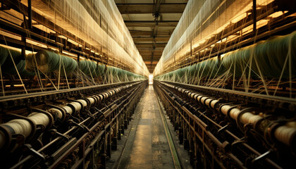 Obraz premium Symphony of Industry: A Glimpse into the Captivating World of Factories