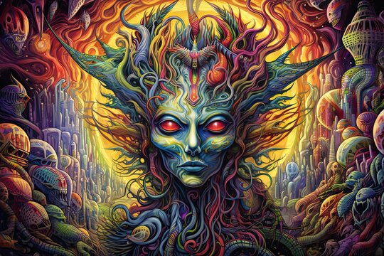 Psychedelic DMT entities, Trippy hallucinogen drug experience, Psychedelics to treat depression, anxiety disorders