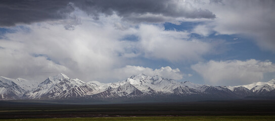 Obraz premium Beautiful nature of Kyrgystan at summer