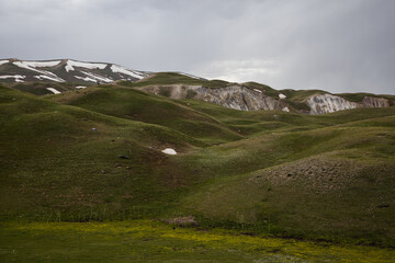 Fototapeta premium Beautiful nature of Kyrgystan at summer