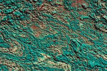 Cracks paint- texture background closeup. Abstract pattern - the destroyed surface of the art picture