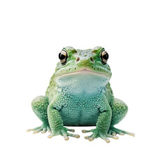 Obraz premium Cute toad looking isolated on white