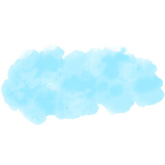 blue pastel fluffy cloud