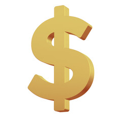 Golden Dollar Sign