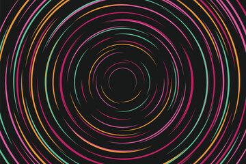Geometric circle lines background.