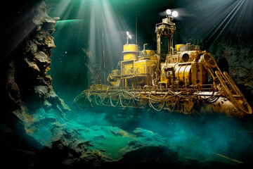 deep sea mining of the ocean floor - 620139239