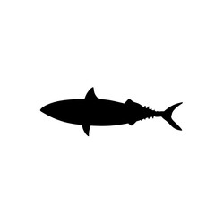 Fish vector silhouette