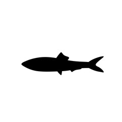 Fish vector silhouette