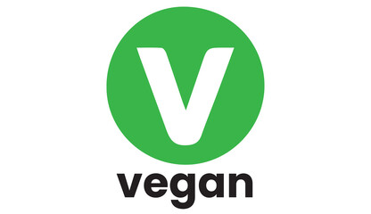 eco friendly - Vegan Sign - vegetarian on transparent background