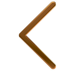 arrow sign on transparent background