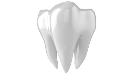 tooth isolated on transparent background