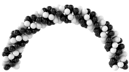 Balloons Arch - Decoration - on Transparent Background