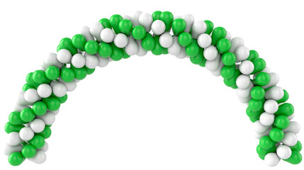 Balloons Arch - Decoration - on Transparent Background