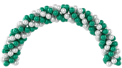 Balloons Arch - Decoration - on Transparent Background