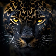 Fototapeta na wymiar jaguar looking dangerous