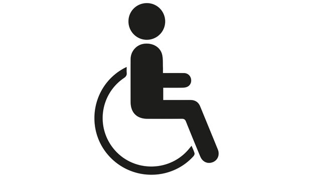 disabled person sign