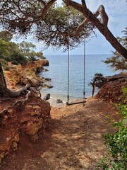 Schaukel am Meer