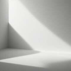Soft shadow on white background