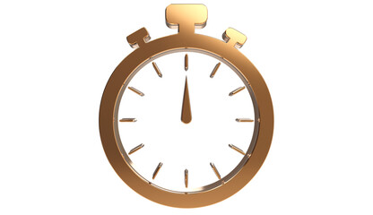 stopwatch on transparent background