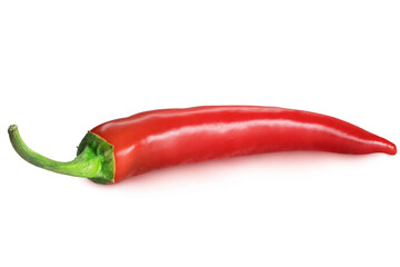 Chili pepper on an isolated white background.