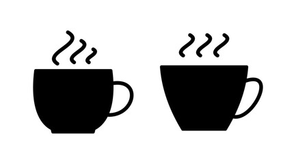 Obraz premium Cup coffee icon vector. coffee cup icon. mug