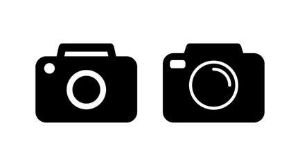 Camera Icon in trendy flat style isolated. Camera symbol web site design