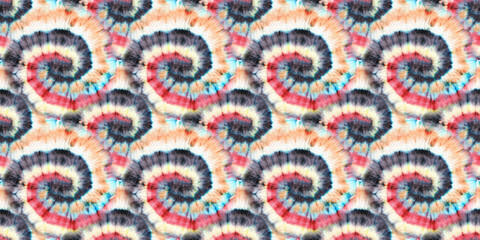 Candy Psychedelic Kaleidoscope. Seamless. Tie
