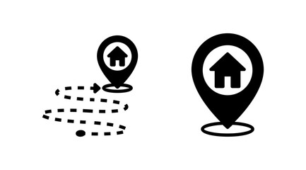 Address icon vector. location icon. address symbol. pin