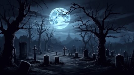 Halloween, the spookiest day of the year. Halloween background. Generative AI