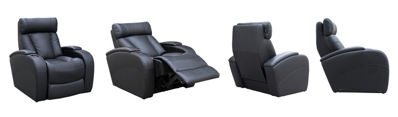  High-quality photagraphy of electrical VIP cinema chair – 4 different styles and views