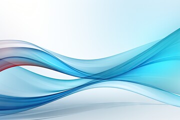 Fototapeta premium an abstract blue wave background. business background.
