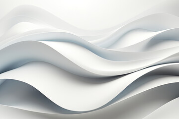 Obraz premium abstract white wave background. business background