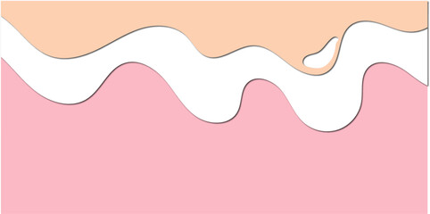 soft pink background wallpaper name card papercut 
