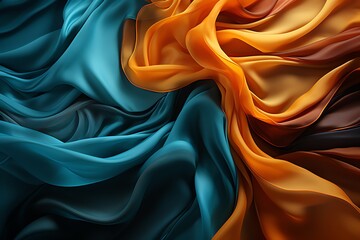 vibrant flowing cloth fabric background