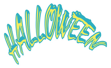 HALLOWEENの文字の素材