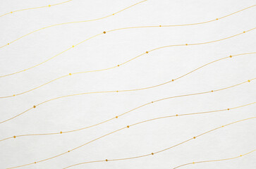 Luxury Japanese modern style background with Japanese washi paper texture. Abstract wavy patterned washi paper.