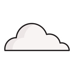 Cloud Simple Illustration