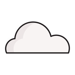 Cloud Simple Illustration