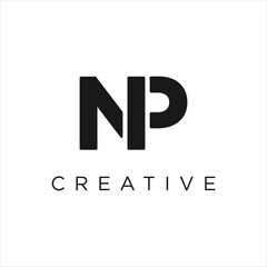 Letter NP Wildlife Photography logo design template