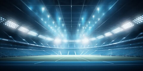 Fototapeta na wymiar sports stadium lights 3d render background .