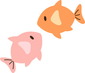 Fishes Couple Animals