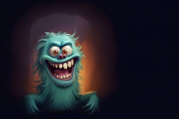 ugly monster caricature