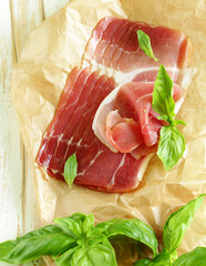 italian parma ham cold meat delicacy