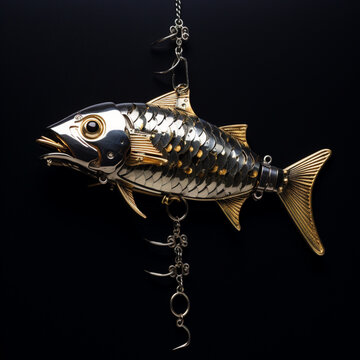 fish on hook