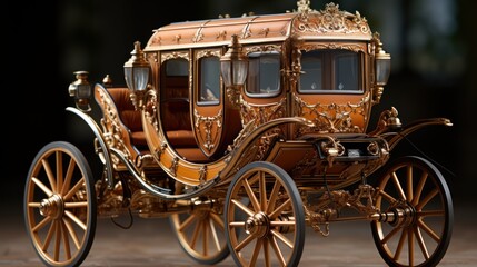 vintage carriage , ai generative